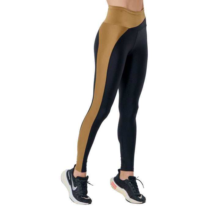 Legging Fitness Budapest Negro / Dorado