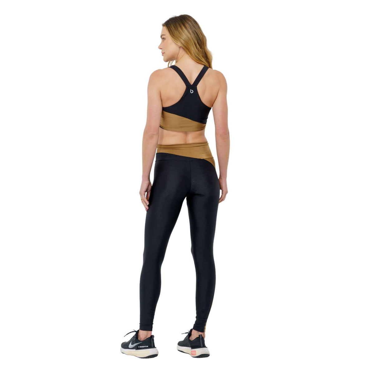 Legging Fitness Budapest Negro / Dorado