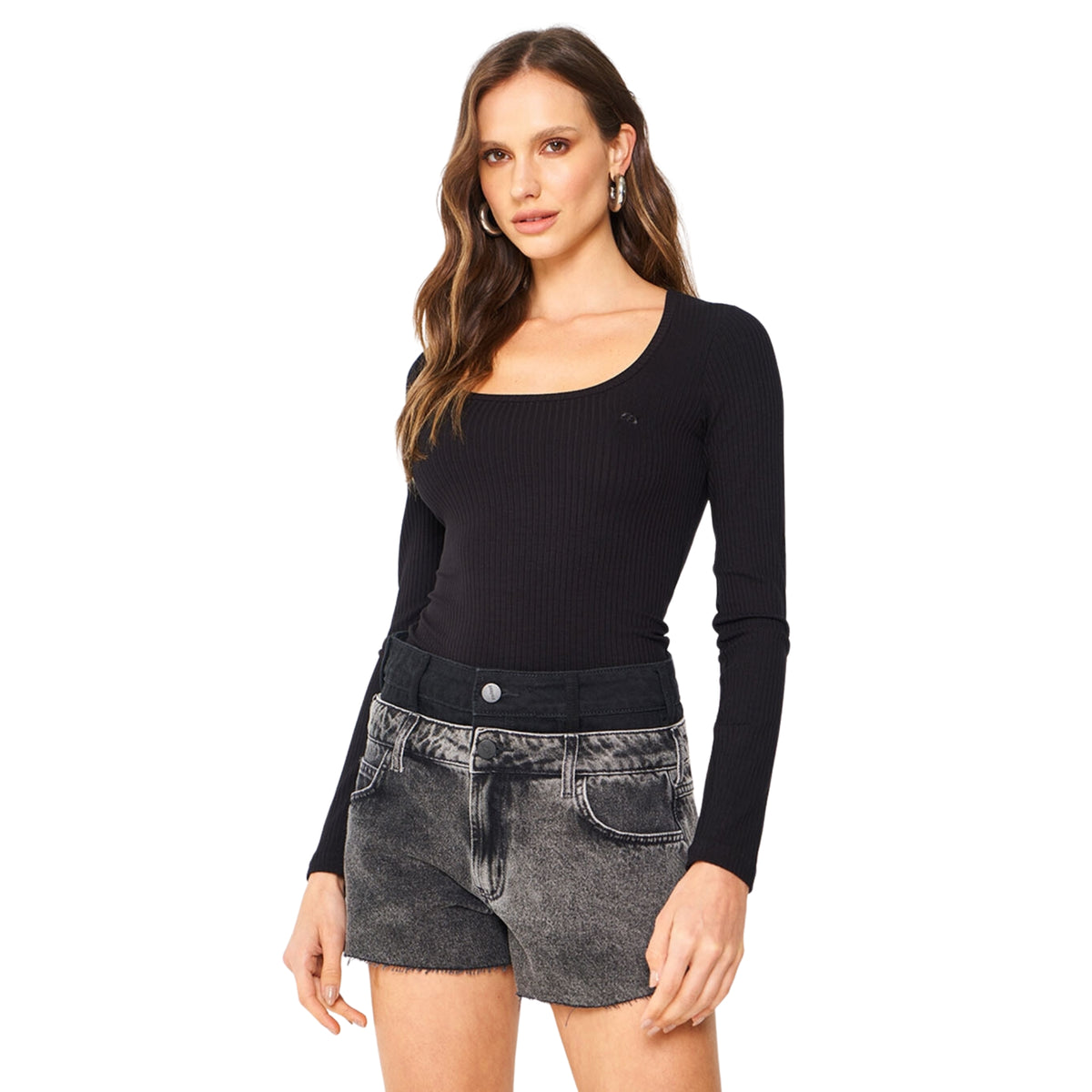 Blusa Slim Canelada Colcci