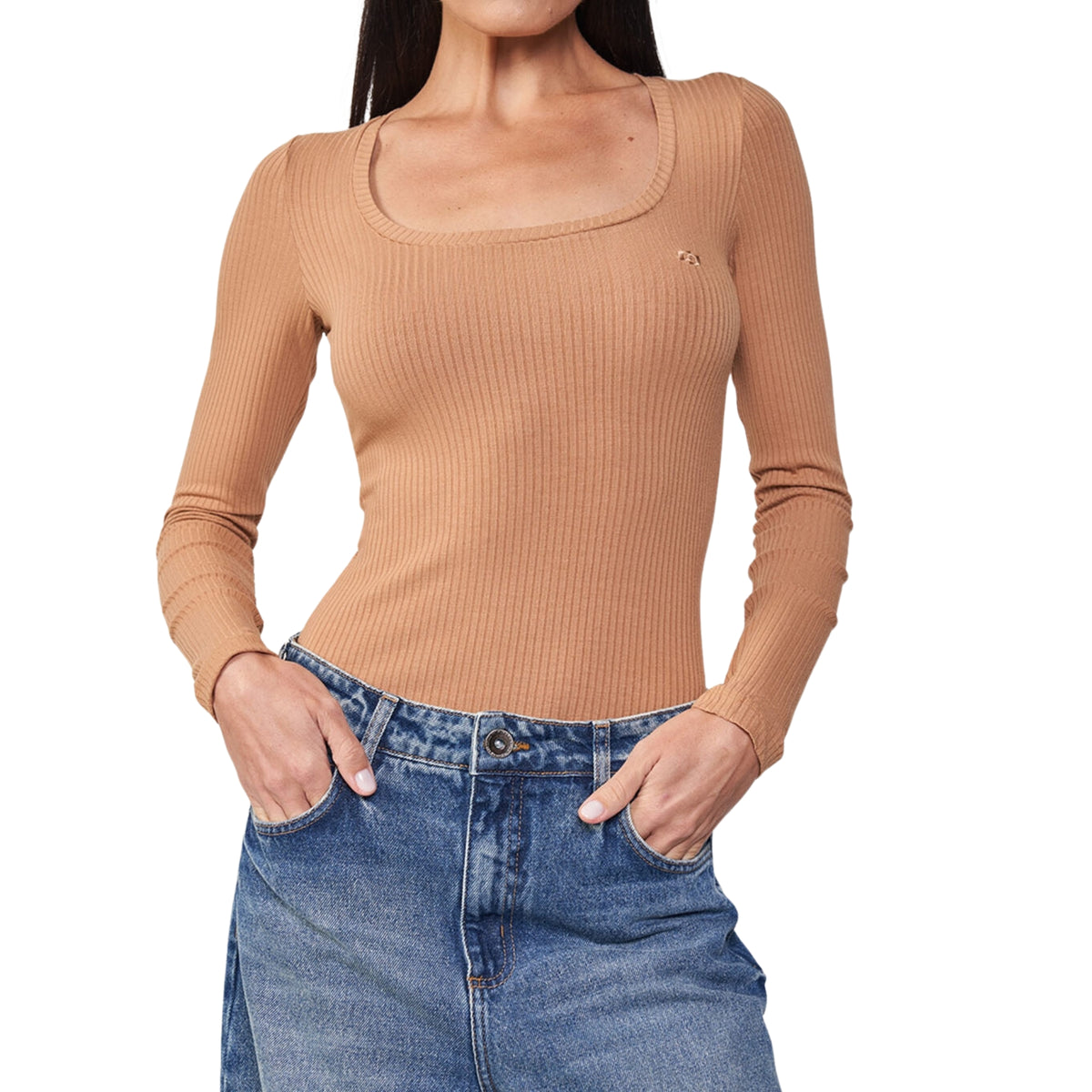 Blusa Slim Canelada Colcci