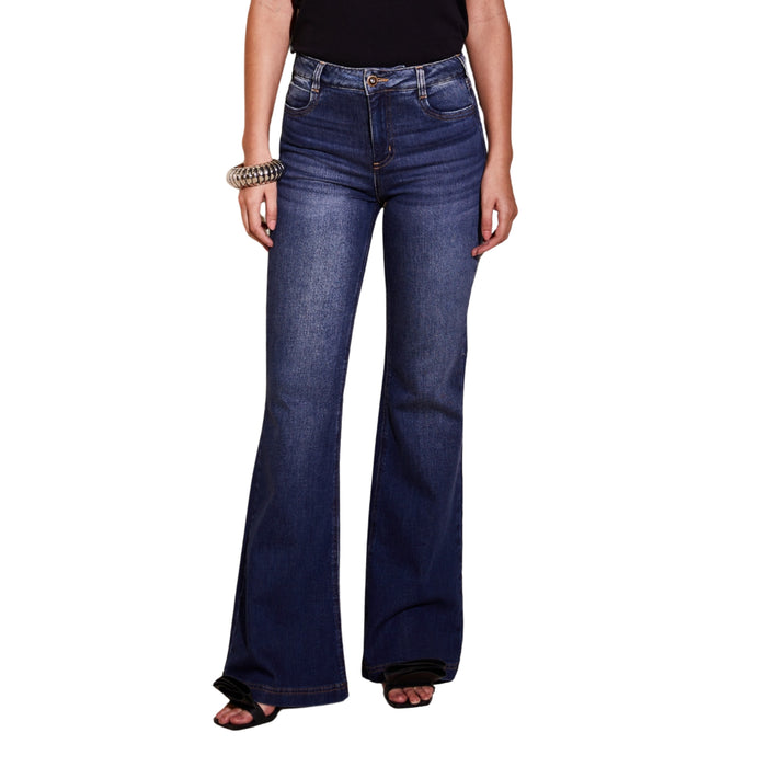 Jeans Azul Wide Leg Colcci