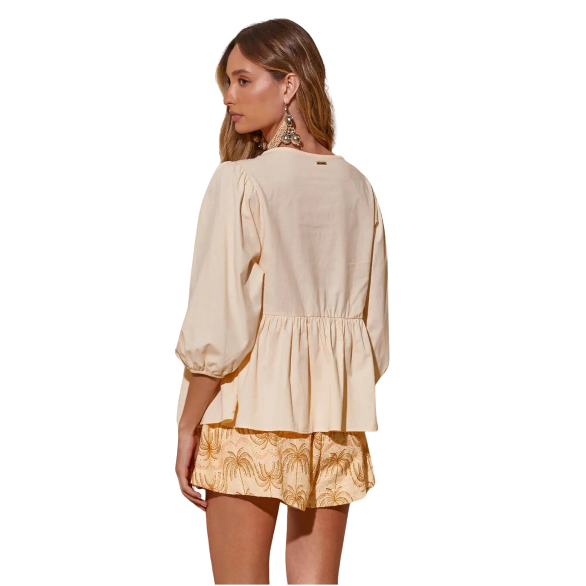 Blusa con lazo Colcci