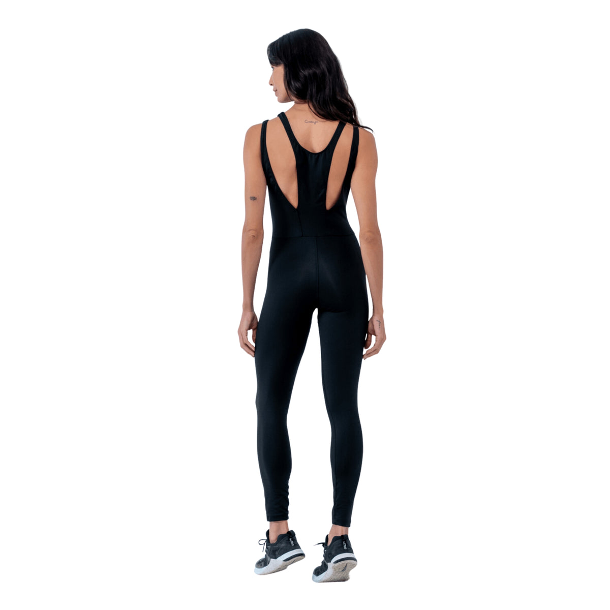 Enterito Fitness Lux Negro/Xadrez