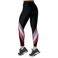 Legging Fitness Gala Negro /  Lavanda / Plata / Rosa