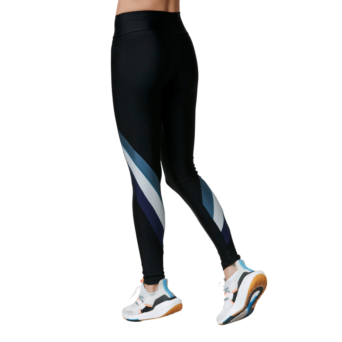 Legging Fitness Gala Negro / Azul Jeans / Plata / Azul Marino