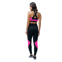 Legging Fitness Fuerza Negro / Rosa Neón